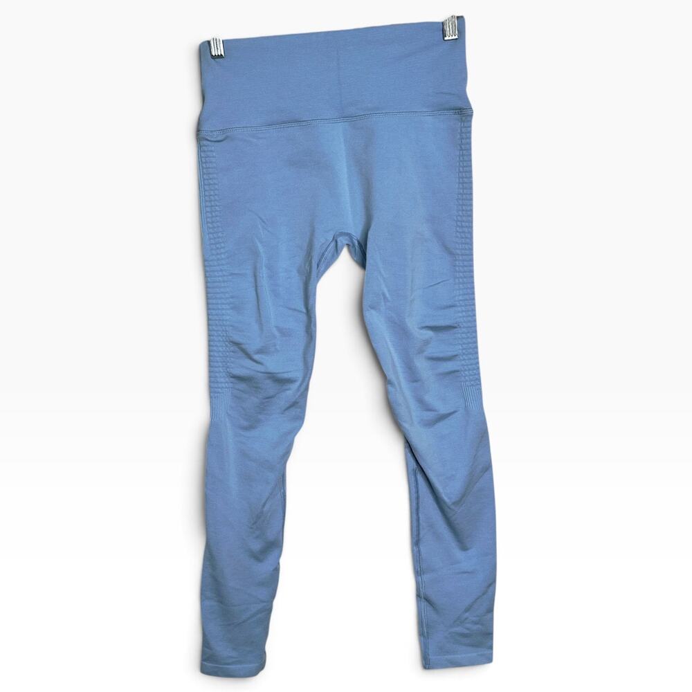 ALPHALETE Revival High Rise Legging Light Blue Powder Large Athletic Workout